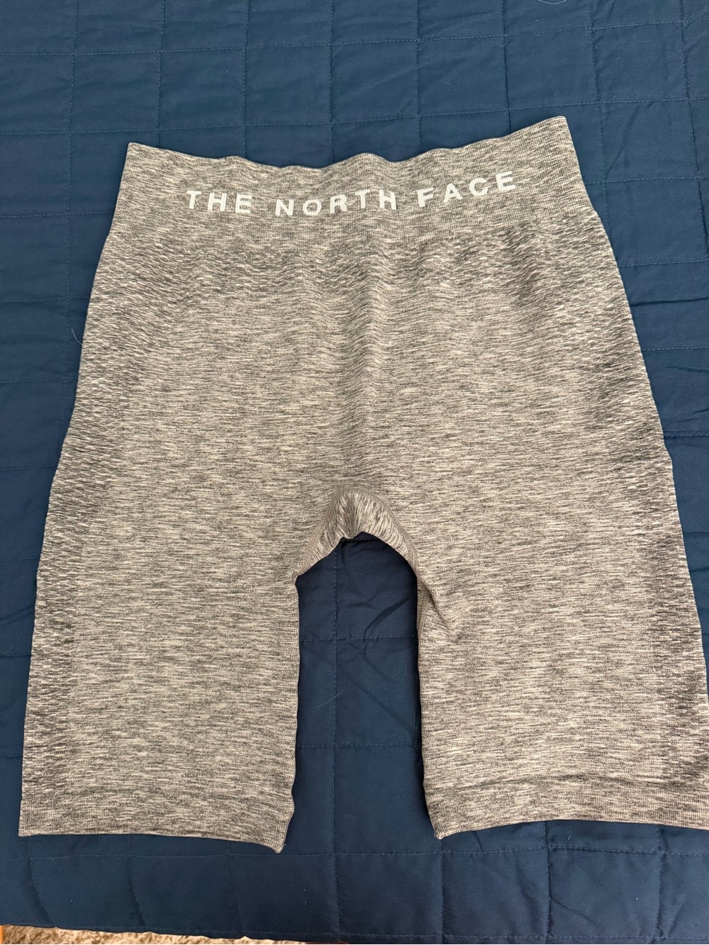 The North Face Women's Heather Gray Athletic Bike Shorts